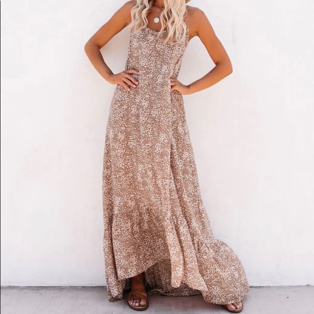 Vici Collection Ruffle Maxi Dress